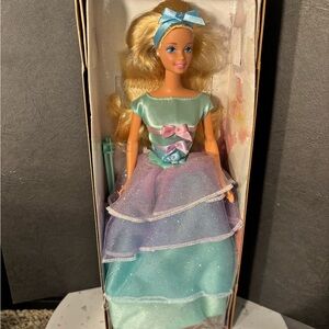 New Barbie Avon Spring Tea Party Mattel Aqua Sparkle Doll